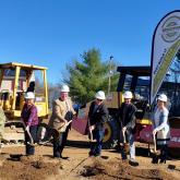 Saratoga Navy Field House Groundbreaking