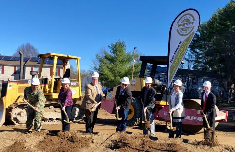 Saratoga Navy Field House Groundbreaking