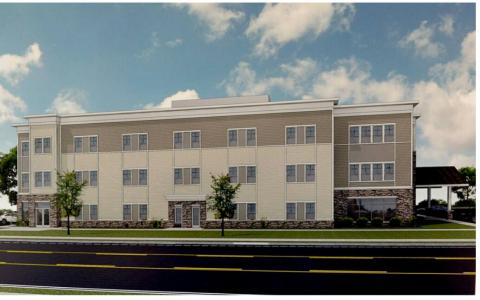 Artist's rendering of the new Niskayuna Medical Arts building