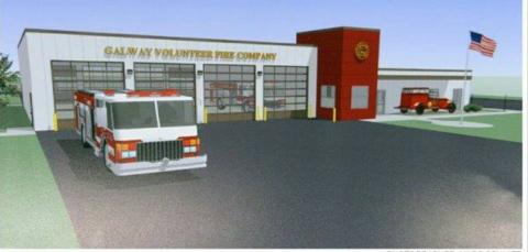 Artist rendering of Galway FD New Station